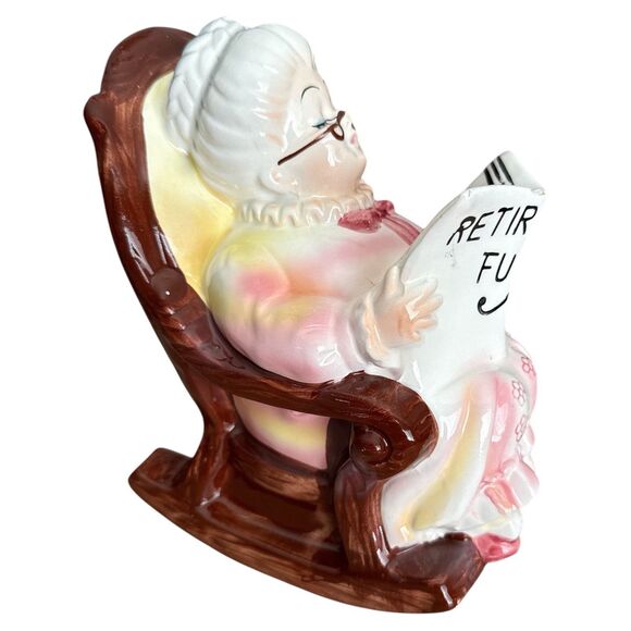 VTG Leffton Retirement Fund Banks Pair – Grandma Grandpa Japan w/ Stoppers - Picture 10 of 16